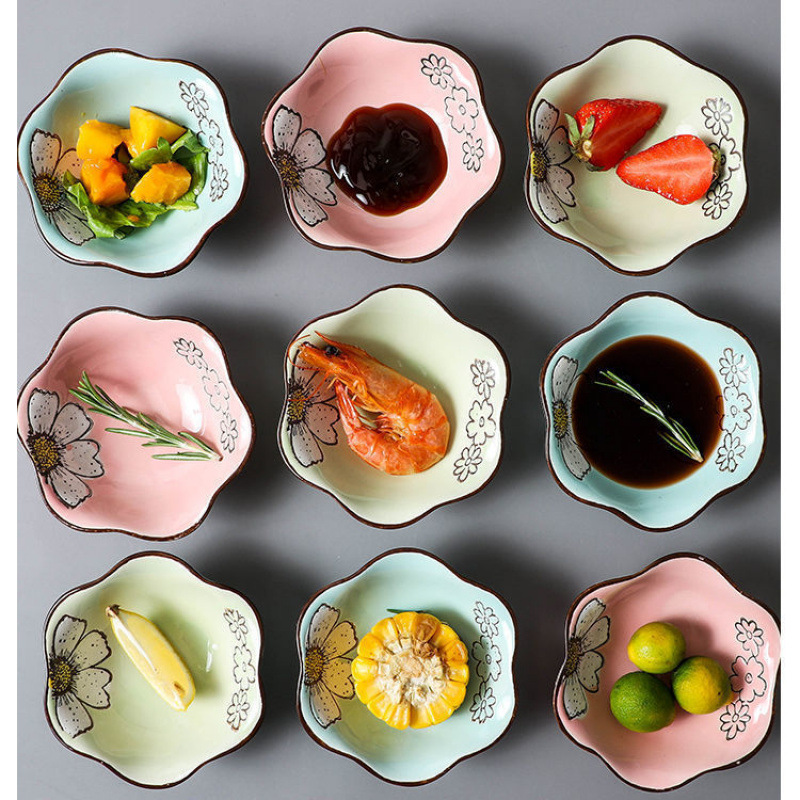 Japanese ceramic dipping sauce dish soy sauce vinegar home snack…