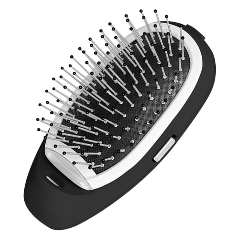 Venta directa de fábrica iónica cepillo eléctrico portátil antiestático anión Acero inoxidable peine