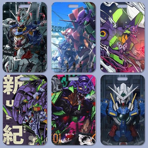 EVA: Evangelion Card Holder Student Campus Card Meal Card Bus Card Unit-01 Asuka Langley Soryu Ayanami Rei Hikari