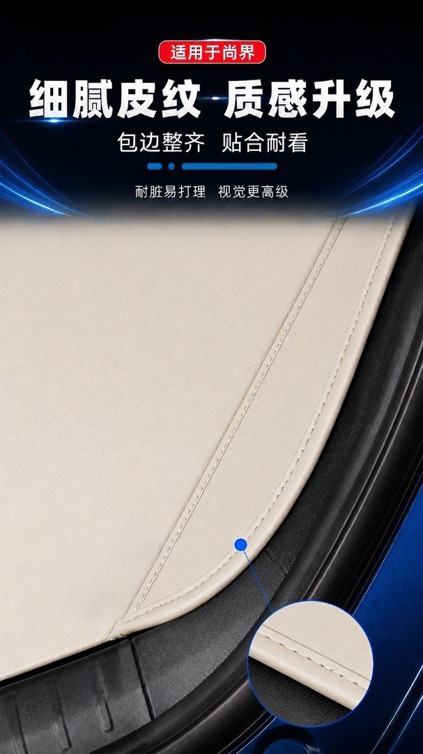 Suitable for 26 models of Shangjie Z7/Z7T, this is a full-coverage trunk mat, a durable, high-quality, and stylish trunk liner