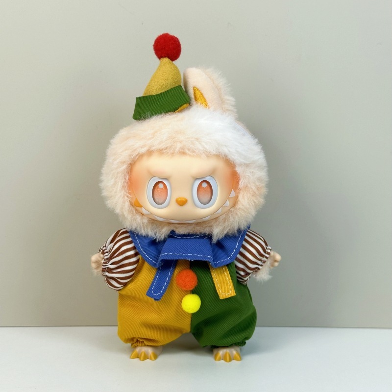 仅衣服适用labubu娃衣坐坐派对一二三代拉布布衣服服装套装等周边|undefined