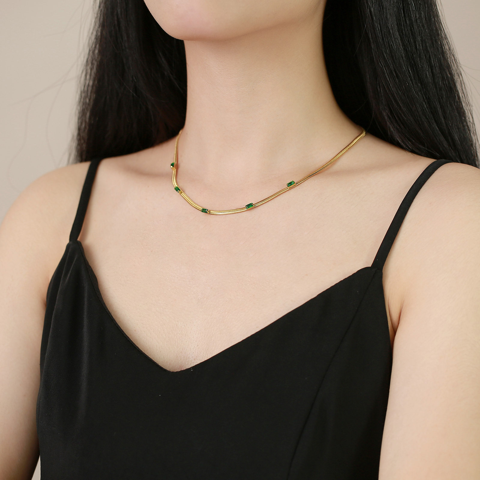 Simple Style Geometric Stainless Steel Bracelets Inlay Zircon Stainless Steel Rings