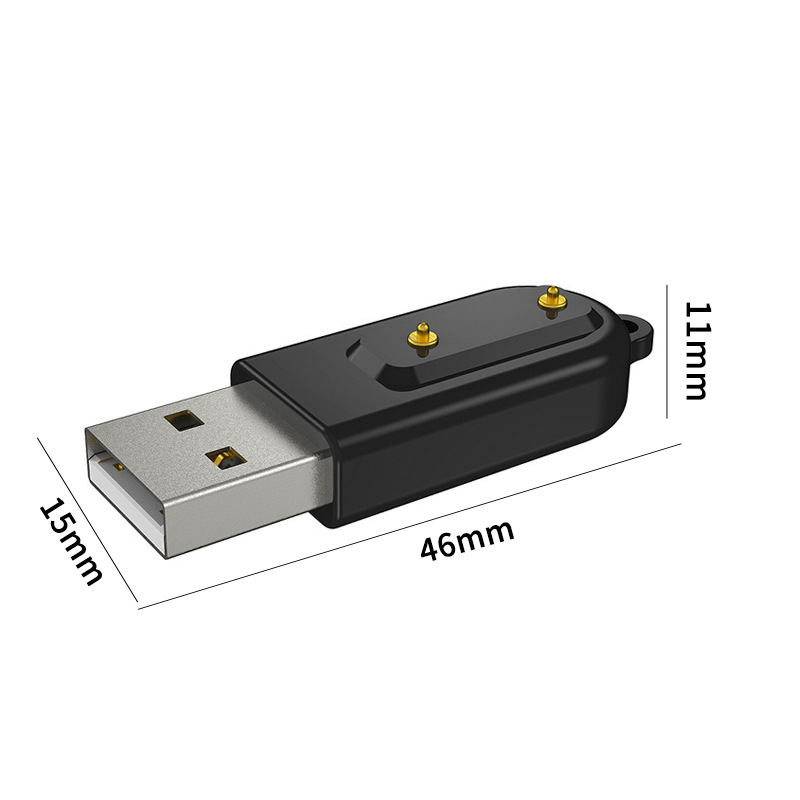 This portable mini USB charger is suitable for the Keep Band B4 smart band Specification drawing