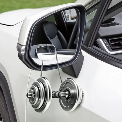 Large field of view rear view auxiliary mirror High-Definition Frameless Convex Glass
