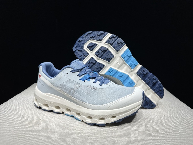莆田鞋 跨境 On昂跑Cloudvista 2 Waterproof 防泼水缓震越野跑鞋|undefined