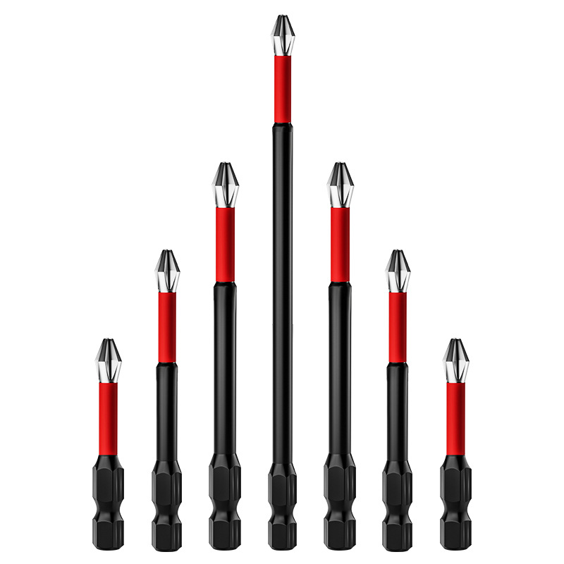 Cabeza de taladro eléctrico ph2 de acero aleado S2 de grado industrial de alta dureza, tornillo autorroscante antideslizante súper fuerte, cabeza de taladro eléctrico