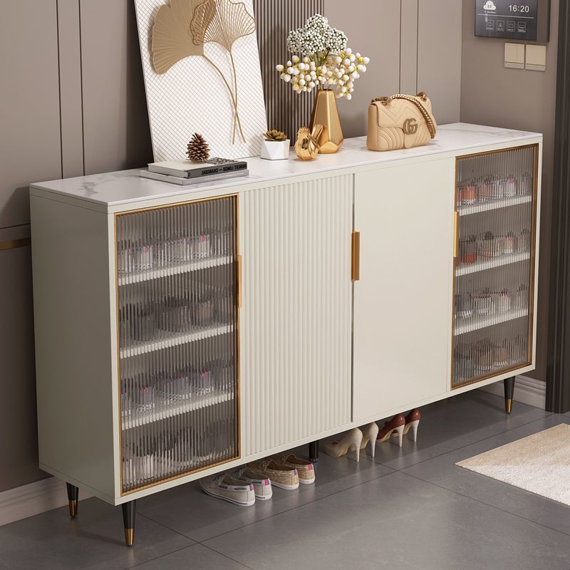 Slate Shoe Cabinet for Home Entrance, Light Luxury Entryway, Large Capacity, High-End Integrated Wall-Mounted Simple Storage Cabinet