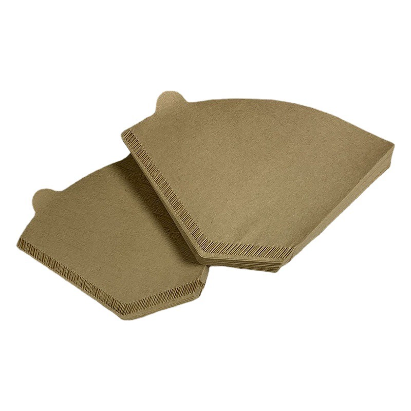 U102 секторная 2-4 порции 40 штук североамериканской бумаги для кофе-машины коммерческая U-образная неотбеливающая бумага для кофе