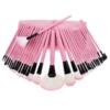 Black brush, fuchsia tools set, 32 pieces, full set