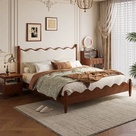 实木床;斗柜;电视柜