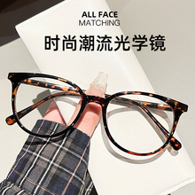 17218眼镜框网红透明水晶质感眼镜框架仿板材插芯腿tr90光学眼镜