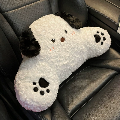 Puppy Car Interior Car Seat – Seat cushion, seat cover - winter-style-imitation-rabbit-velvet-puppy-waist-support-single-no-specifications