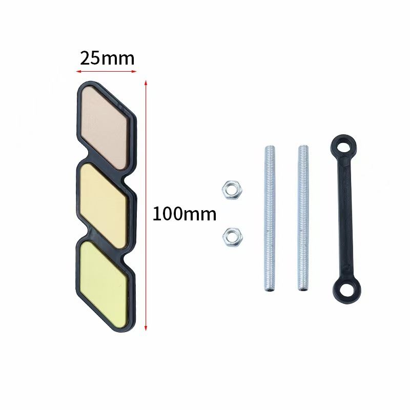 Suitable for Toyota Tacoma 4Runner Tundra Grille Three-Color Small Logo Modified Car Sticker Car Logo