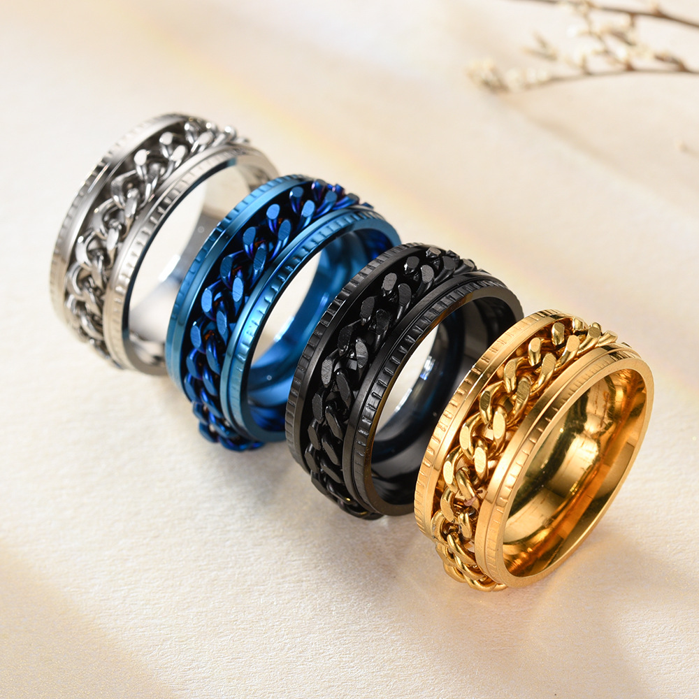 10g Weight Rings Classification 1 Piece Quantity Holiday, Daily Occasion Stainless Steel Material Unisex Simple Style Rings U Shape Wine Bottle Stainless Steel Men Band Rings