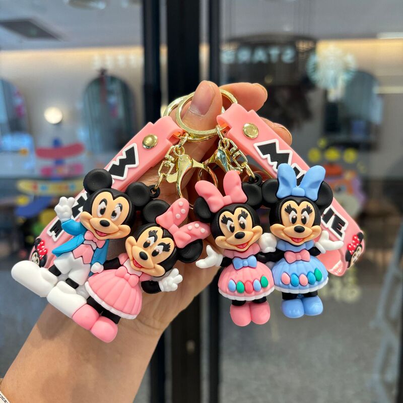 2026 Mickey Sweatshirt Cross-Border New Minnie Resin Doll Keychain Car Bag Key Pendant Gift 2026 Mickey Sweatshirt Cross-Border New Minnie Resin Doll Keychain Car Bag Key Pendant Gift