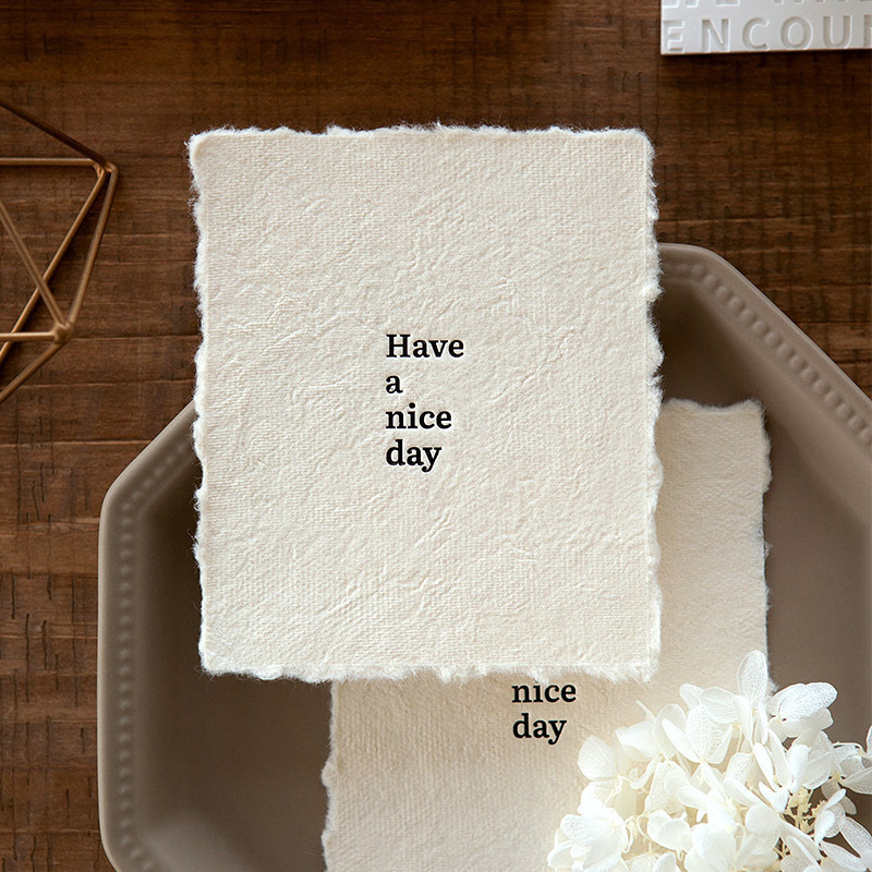 Minimalist Style Artistic English Raw Edge Card Nail Art Jewelry Photography Props Background Decoration Ornaments Available for Wholesale