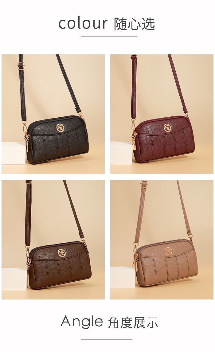 Neue Handytasche für Damen 2025 PU, neue Mama-Tasche für ältere Damen, Mini-Umhängetasche, kleine Schultertasche