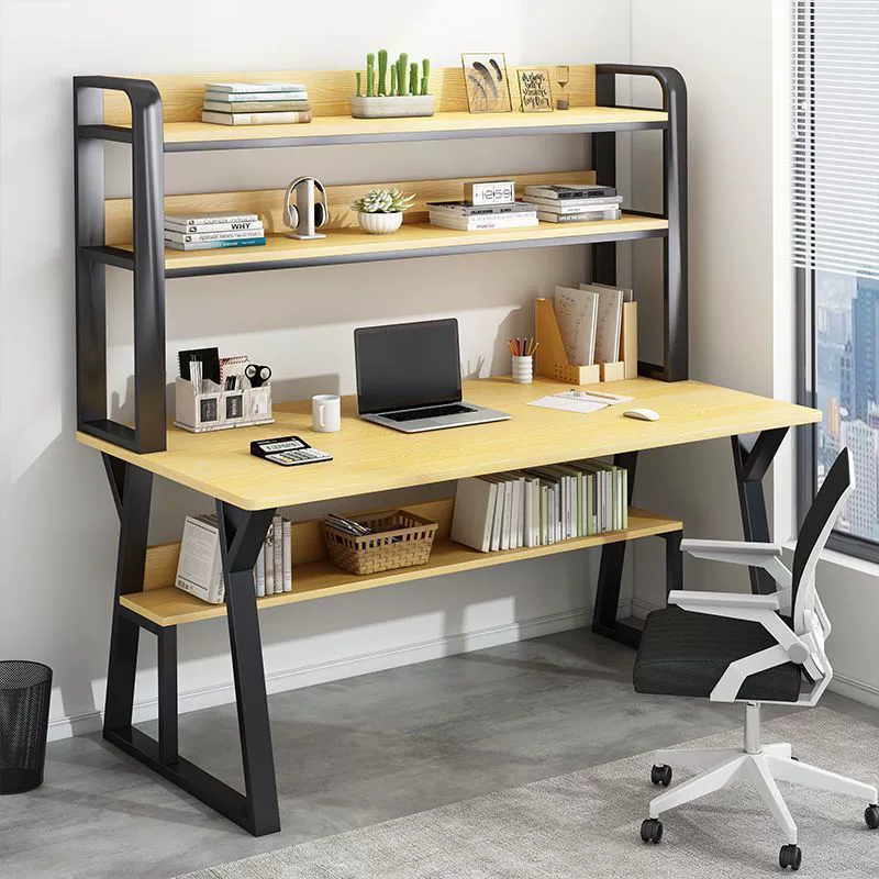 Компьютерный стол, письменный стол, книжная полка, комбинированный, домашний, простой, для спальни, студенческий, простой студенческий письменный стол для учебы