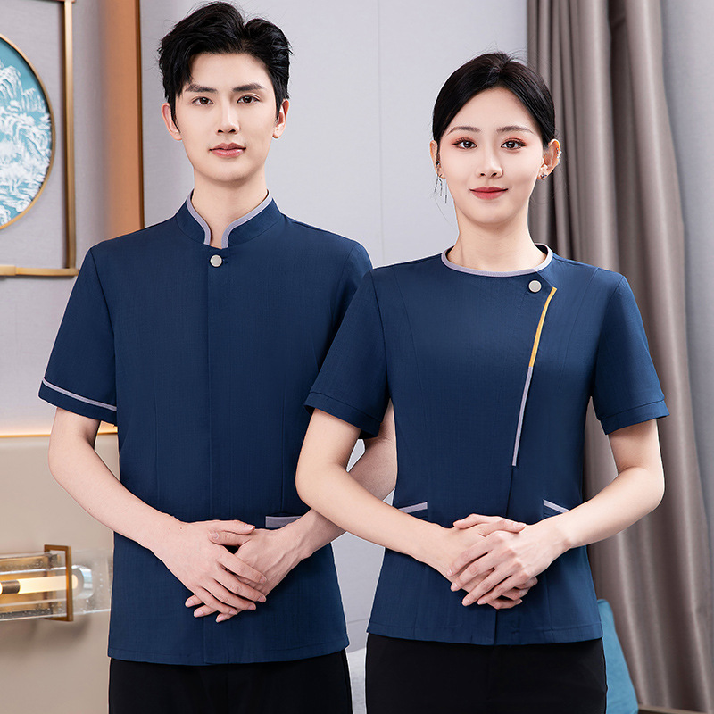 Cleaner Working Garment Short Sleeve Hotel Room Staff Female…