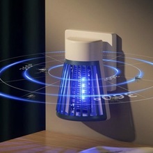 跨境灭蚊灯LED光触媒电击灭蚊器无辐射静音室内插电式除蚊器新款