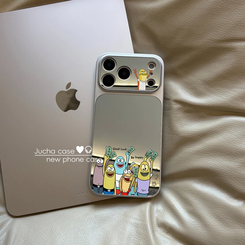 Suitable for Apple 17 Pro Max Phone Case, High-End Fashion Design for iPhone 16, 15 Bikini Bottom Residents Design