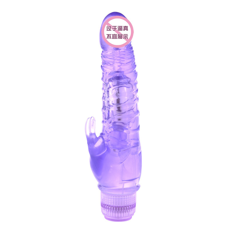 Jade Rabbit G-Spot Vibrator, Rose Red ABS Massage Stick for Adults — detail image 9