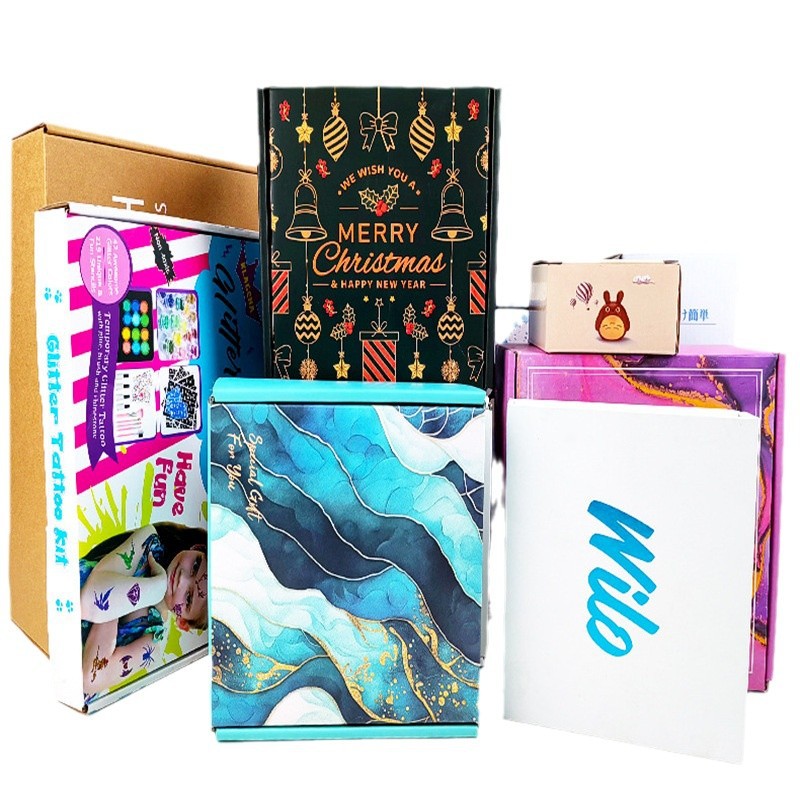 Caja de avión de color para ropa corrugada caja de embalaje jk Hanfu ropa interior caja de avión logotipo