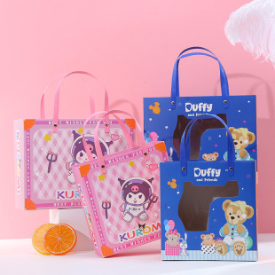 Children's Birthday Baby Full Moon Banquet Candy Gift Box Children's Day Snacks Pvc Transparent Portable Gift Bag