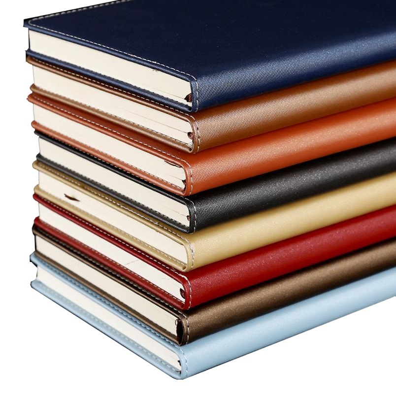 Cuaderno de negocios A5 personalizado con logotipo, planificador de oficina, piel sintética, regalo publicitario corporativo, juego de cuadernos