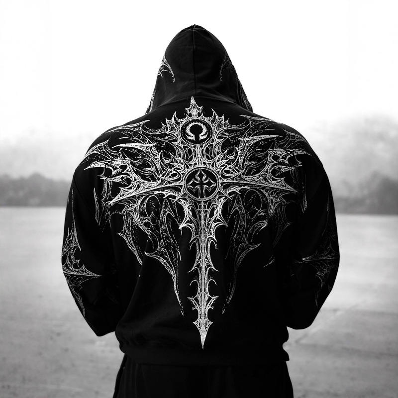 2025 Cross-Border European and American Foreign Trade Hot-Selling 3D Digital Printed Dark Men's Hoodie with Spider Design, Loose Fit, Long Sleeves 2025 Cross-Border European and American Foreign Trade Hot-Selling 3D Digital Printed Dark Men's Hoodie with Spider Design, Loose Fit, Long Sleeves