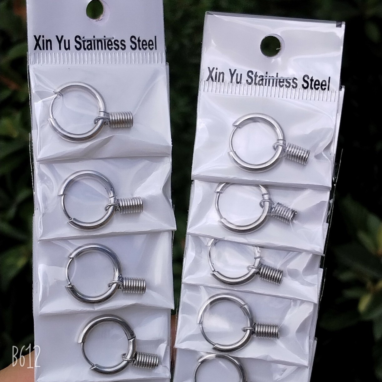 2.5 pendientes de acero de titanio gruesas y el mismo modelo crian orejas joyas de moda con pendientes de acero inoxidable con hilo redondo personalizado image 43