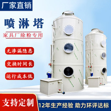 广东厂家直供砖厂脱硝脱硫除尘设备 湿式除尘器pp喷淋塔废气处理