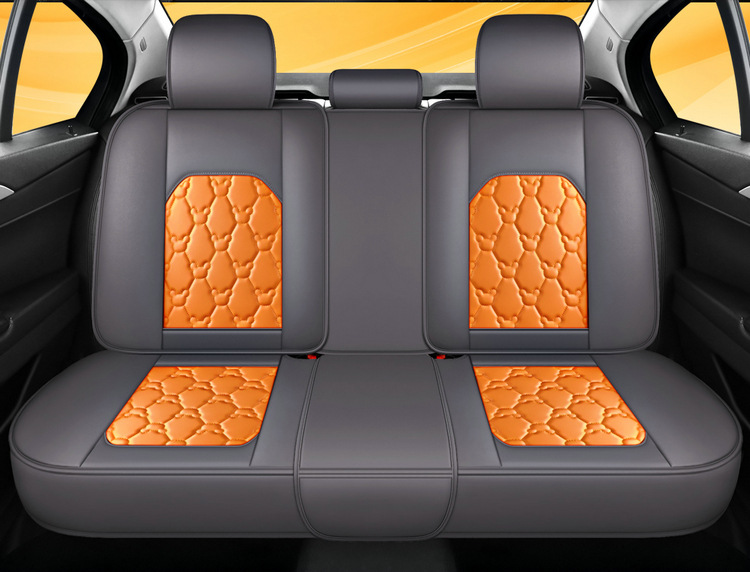 Cross-Border Foreign Trade Car Seat Cushion Leather Material Cover Four-Season Universal Car Seat Cushion Chair Cover Perforated Breathable Seat Cover