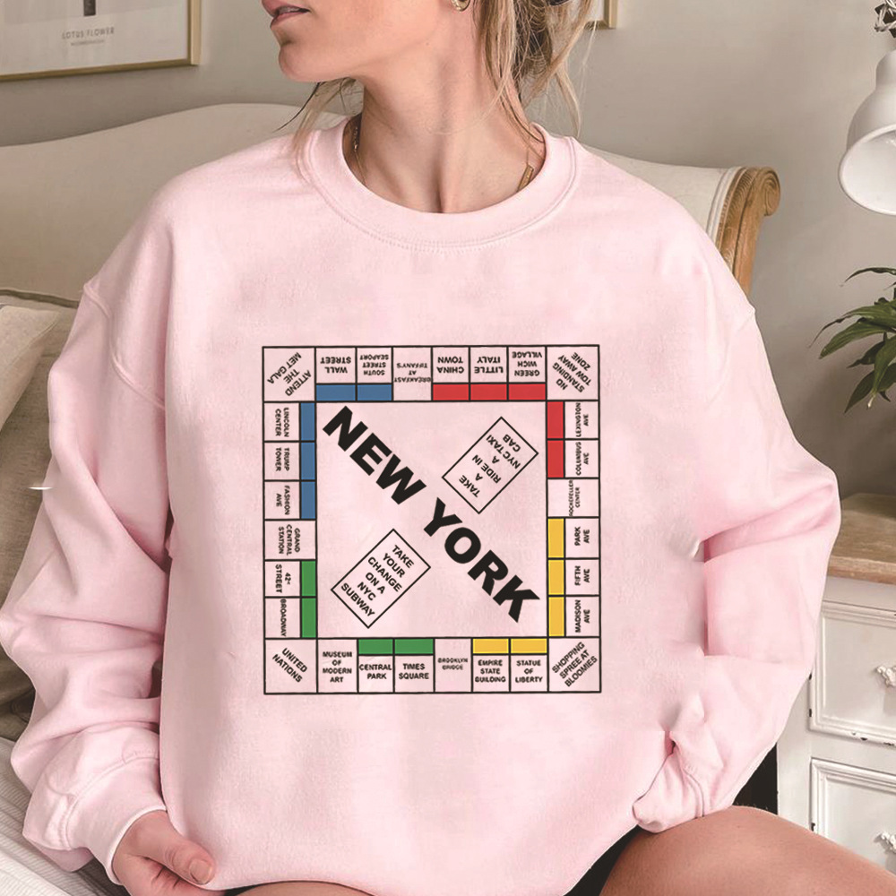 New York Monopoly Sweatshirt and Just Like That Hoodied New