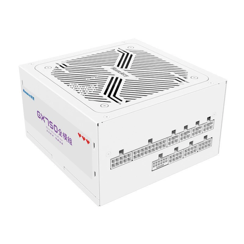 Huntkey Hangjia Gold Medal GX750 Full Module-Снежно-белый настольный источник питания 650W для игр Esports
