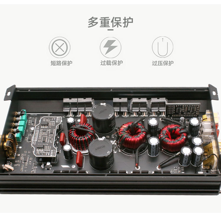Manufacturer wholesale mono audio amplifier modified for car use, 1000W high-power Class D digital car amplifier