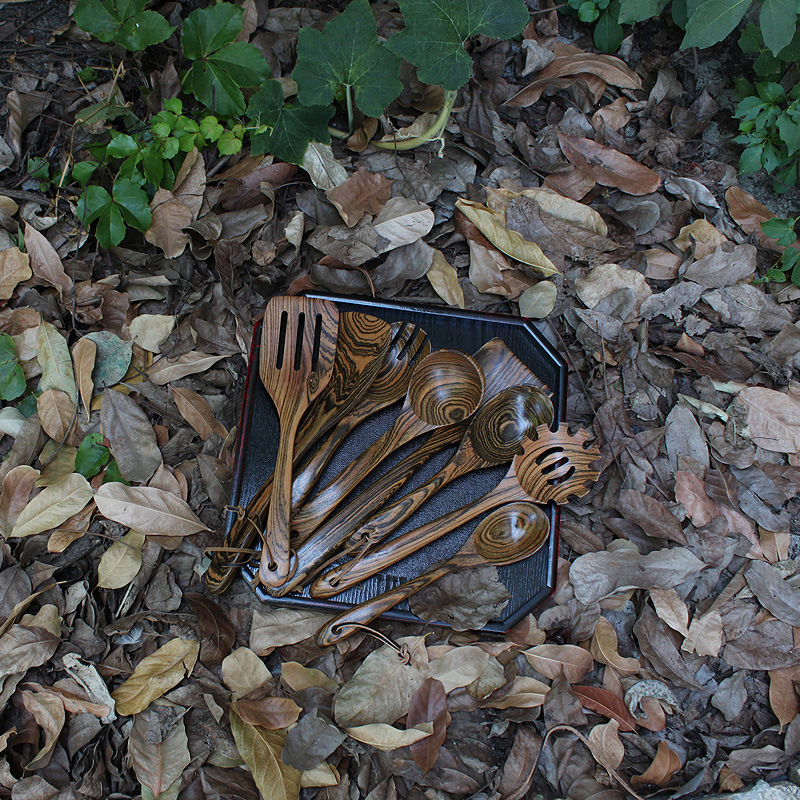 橄欖木廚具鍋鏟湯勺漏勺炒菜鏟子木鏟不粘鍋煎鏟撈面勺套裝