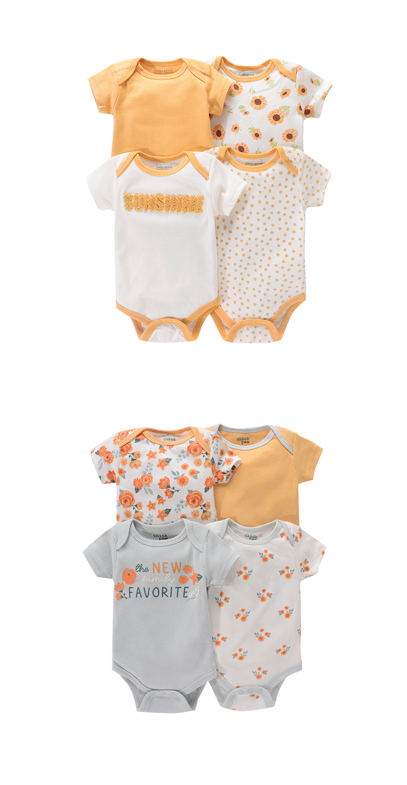 Title 7, Macacão de verão para bebê com mangas curtas, i...