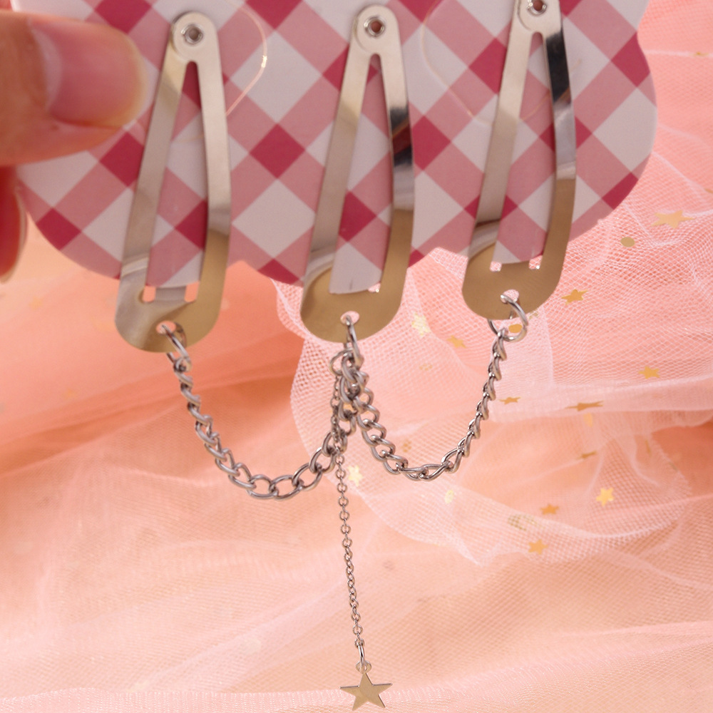 Alloy Material Modern Style Women's Star Alloy Charm Hair Clips