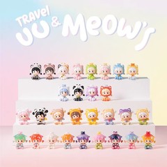 正版现货新品UU悠悠萌粒初代和小喵的出行时光萌粒盲袋盲盒潮玩