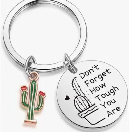 European and American Westick Cactus Gift Cross-Border Stainless Steel Keychain Amazon In-Stock Wholesale Jewelry Pendant European and American Westick Cactus Gift Cross-Border Stainless Steel Keychain Amazon In-Stock Wholesale Jewelry Pendant