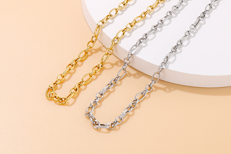7g Weight Vacuum Plating Gold Plating Process 18K Gold Plated Plating Material Wedding, Travel Occasion 304 Stainless Steel Material Geometric Pattern Women'S Gender Fashion Style Gold, Silver Color Fashion 18K Gold Plated Titanium Steel Wholesale 2