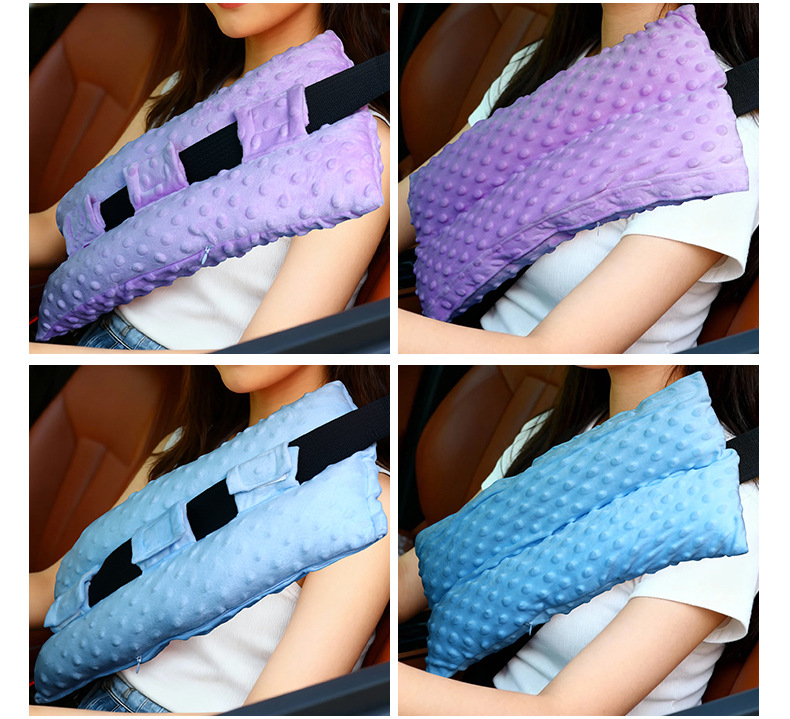 Car Seat Belt Shoulder Cover, Safety Belt Protective Cover, Soft Anti-Wear, Anti-Stomach, Universal Car Decoration for All Seasons