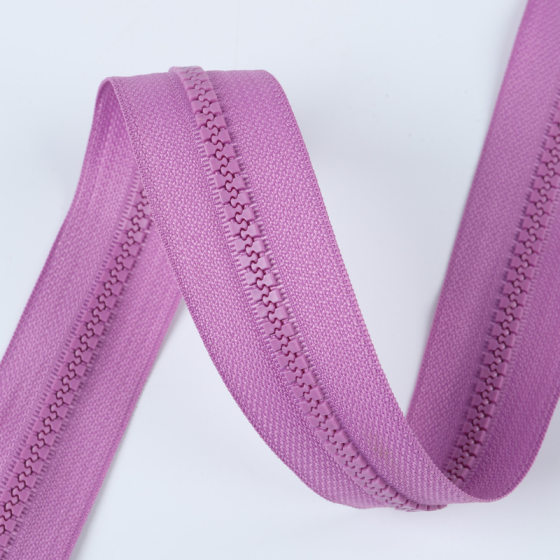 No. 3 # Special Tooth Resin Zipper, Pure Color Open Tail Alloy Zipper Head, Explosion-Proof Rubber Tooth Plastic Zipper Accessories