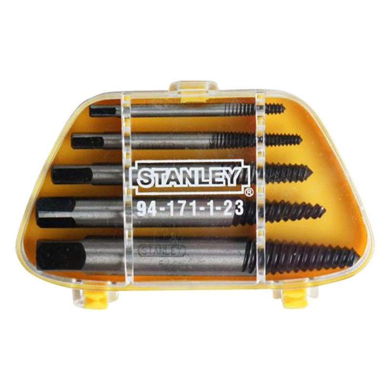 Stanley Набор из 5 предметов устройства для извлечения винтов со сломанной головкой универсальное устройство для извлечения проволоки сломанная проволока Метчик винт Инструмент для извлечения проволоки