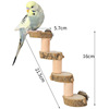 Step by step high flower and wood climbing parrot climbing ladder bird springboard rest station standing wisdom, dirty bite toy
