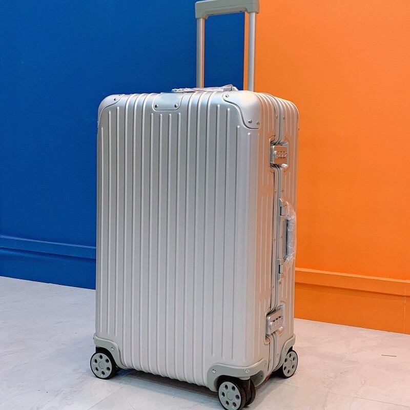 Rimowa Original Series Aluminum-Magnesium Alloy Luggage Suitcase Top Version Precision-Crafted Carry-On Suitcase Rimowa Original Series Aluminum-Magnesium Alloy Luggage Suitcase Top Version Precision-Crafted Carry-On Suitcase