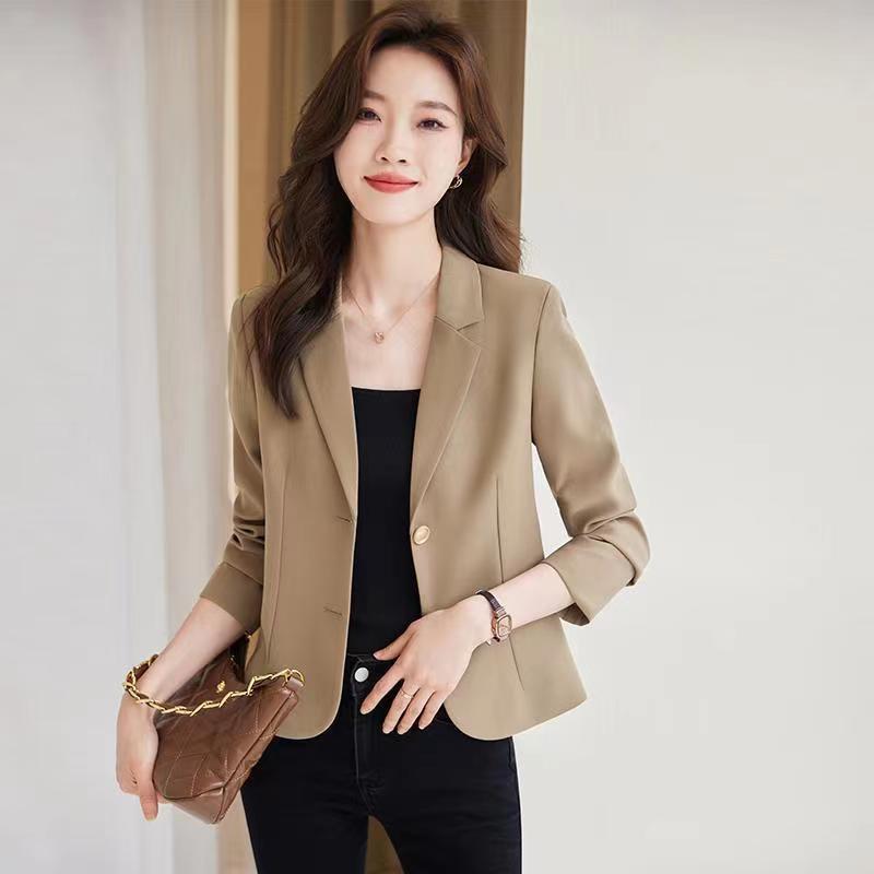小个子短款西装外套女2025秋季新款时尚气质小西服设计感小众上衣|undefined