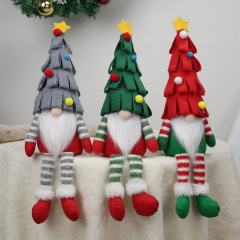 クロスボーダー新しいクリスマス装飾クリエイティブクリスマスツリー顔のない人形北欧スタイルの森の人形クリスマス装飾品
