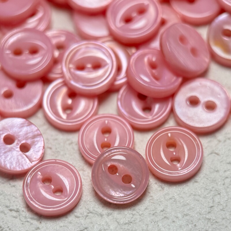 9mm Natural Shell Fish-Eye Buttons in Light Pink Color for Shirts, Jackets, and Small Clothing Accessories, Decorative Fasteners 9mm Natural Shell Fish-Eye Buttons in Light Pink Color for Shirts, Jackets, and Small Clothing Accessories, Decorative Fasteners